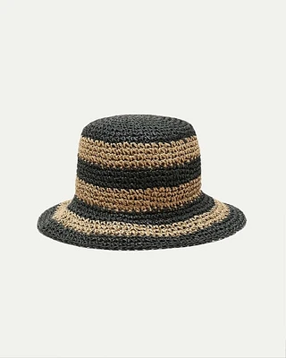 Straw Bucket Hat