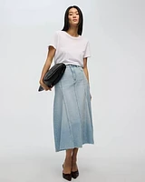 Midi Denim Skirt