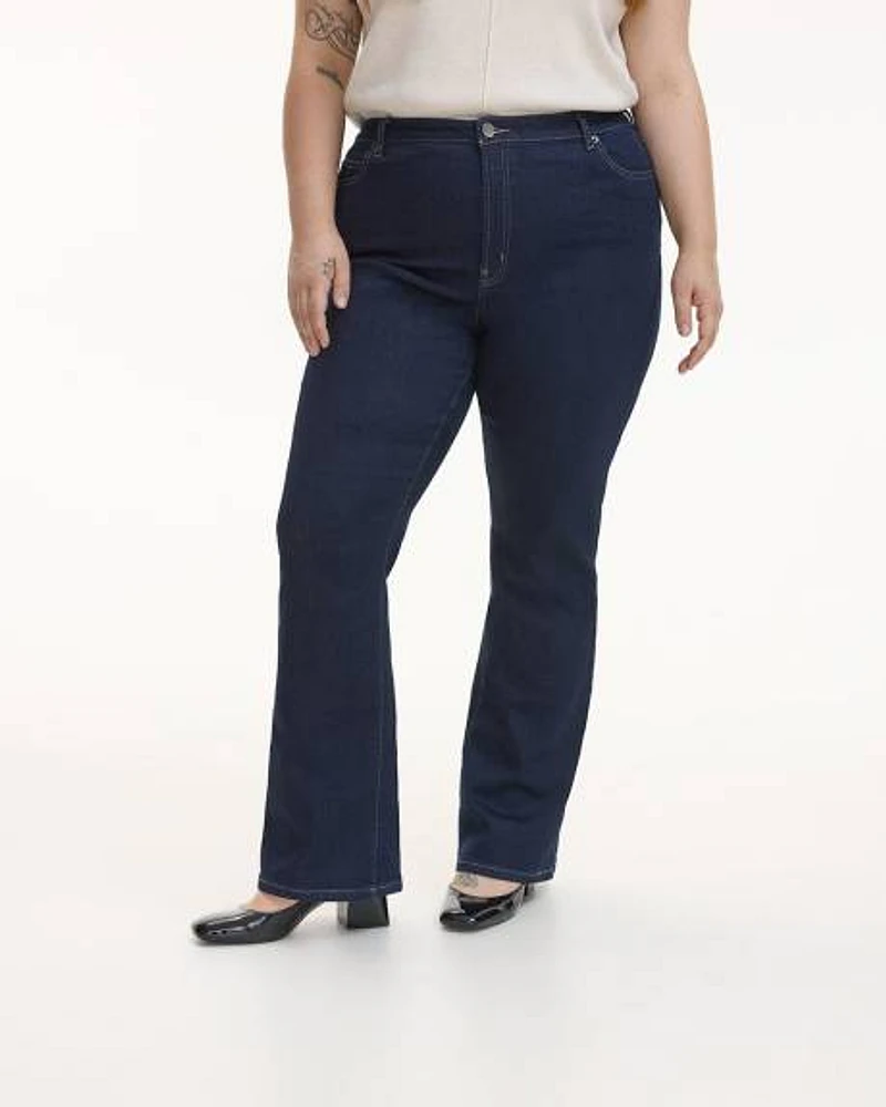 Boot-Leg Mid-Rise Jean