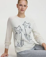 Long-Sleeve Crew-Neck PlushSoft Sweater