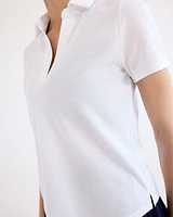 Short-Sleeve Polo Piqué Tee