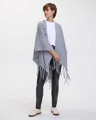 Poncho with Fringes