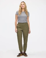 Poplin Jogger with Cargo Pockets