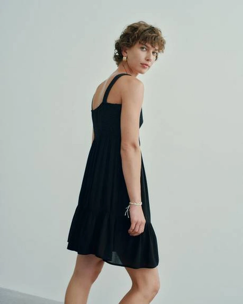 Sleeveless Fit-and-Flare Dress -Toni Fifi. X Reitmans