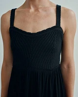 Sleeveless Fit-and-Flare Dress -Toni Fifi. X Reitmans