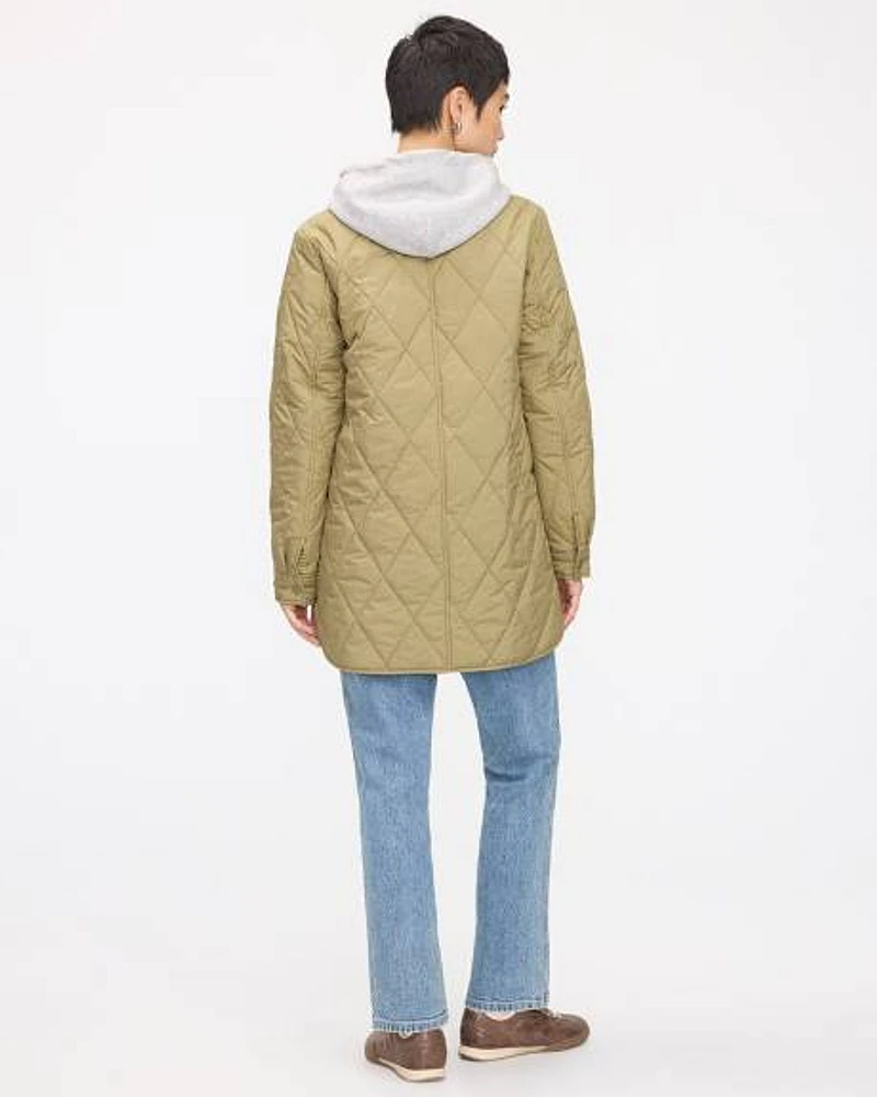 Lightweight Quilted Bomber Jacket