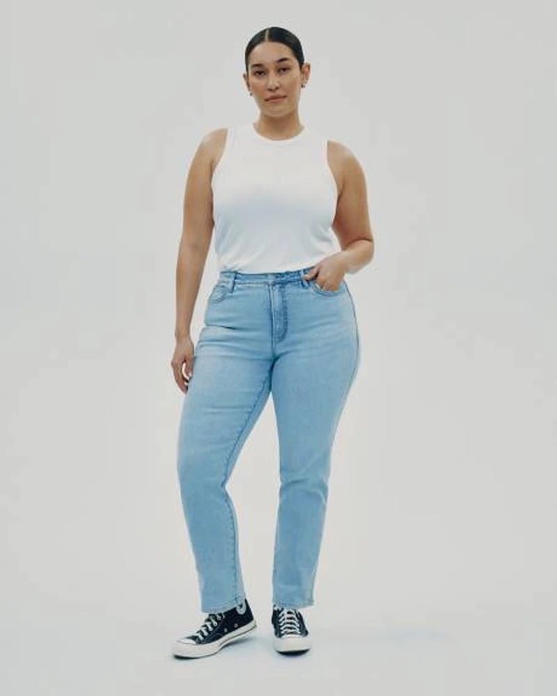 Slim-Leg High-Rise Jean