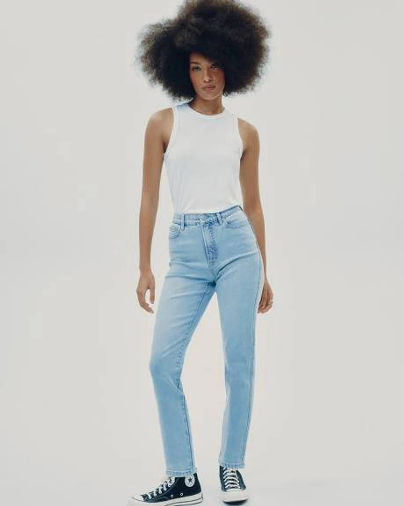 Slim-Leg High-Rise Jean