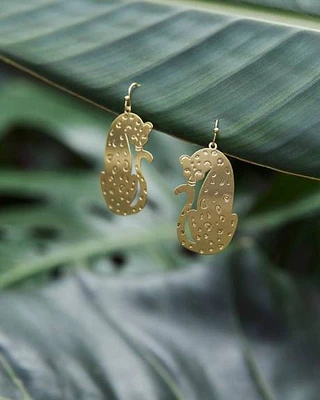 Boucles d'oreilles léopards