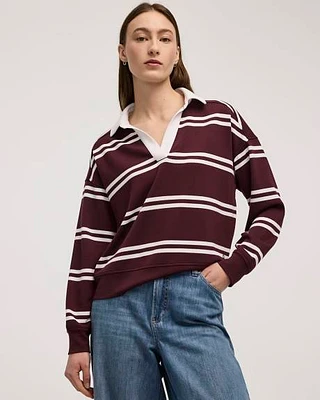 Cupro Polo Pullover