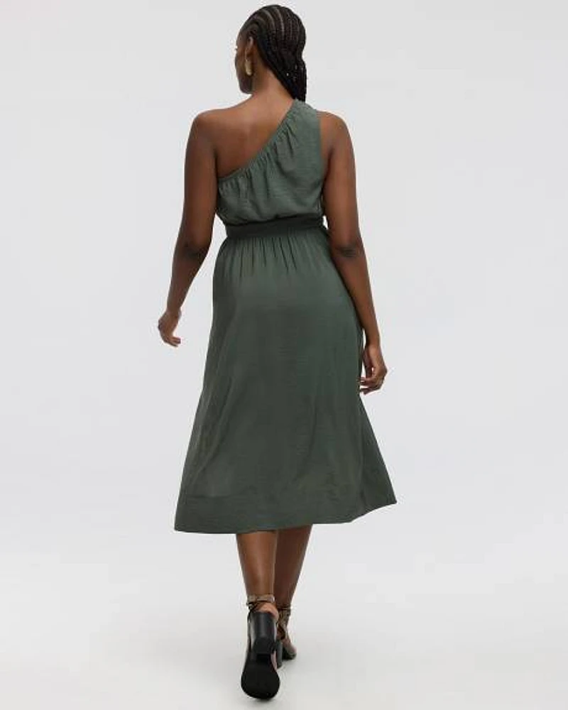 Robe maxi à épaule dénudée