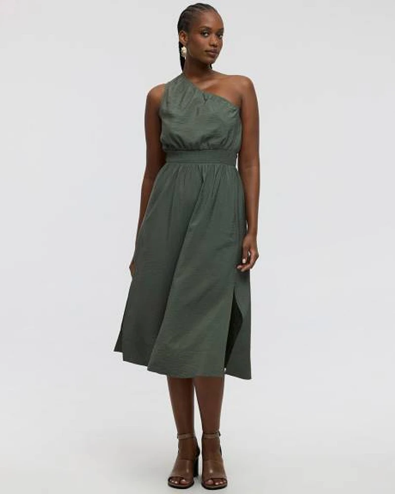 Robe maxi à épaule dénudée
