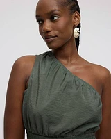 Robe maxi à épaule dénudée