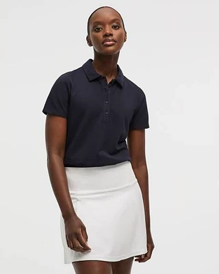 Short-Sleeve Polo Piqué Tee