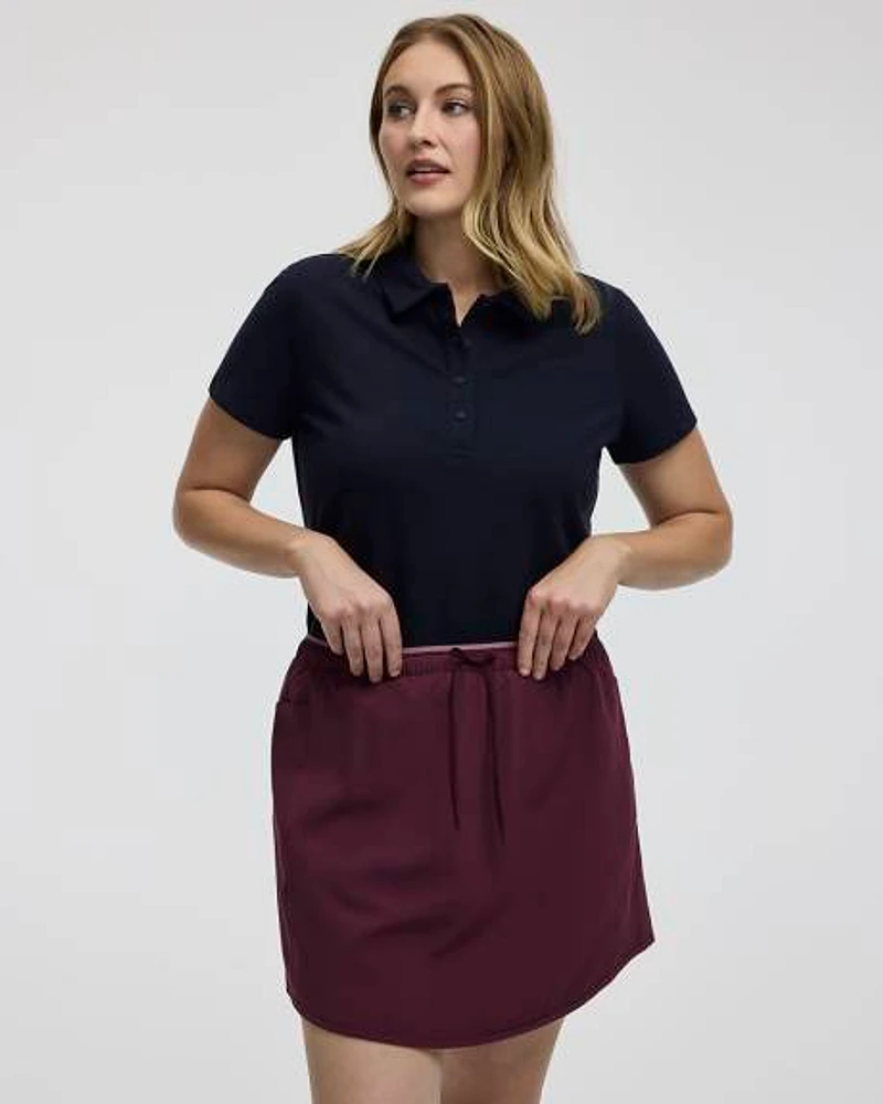 Short-Sleeve Polo Piqué Tee