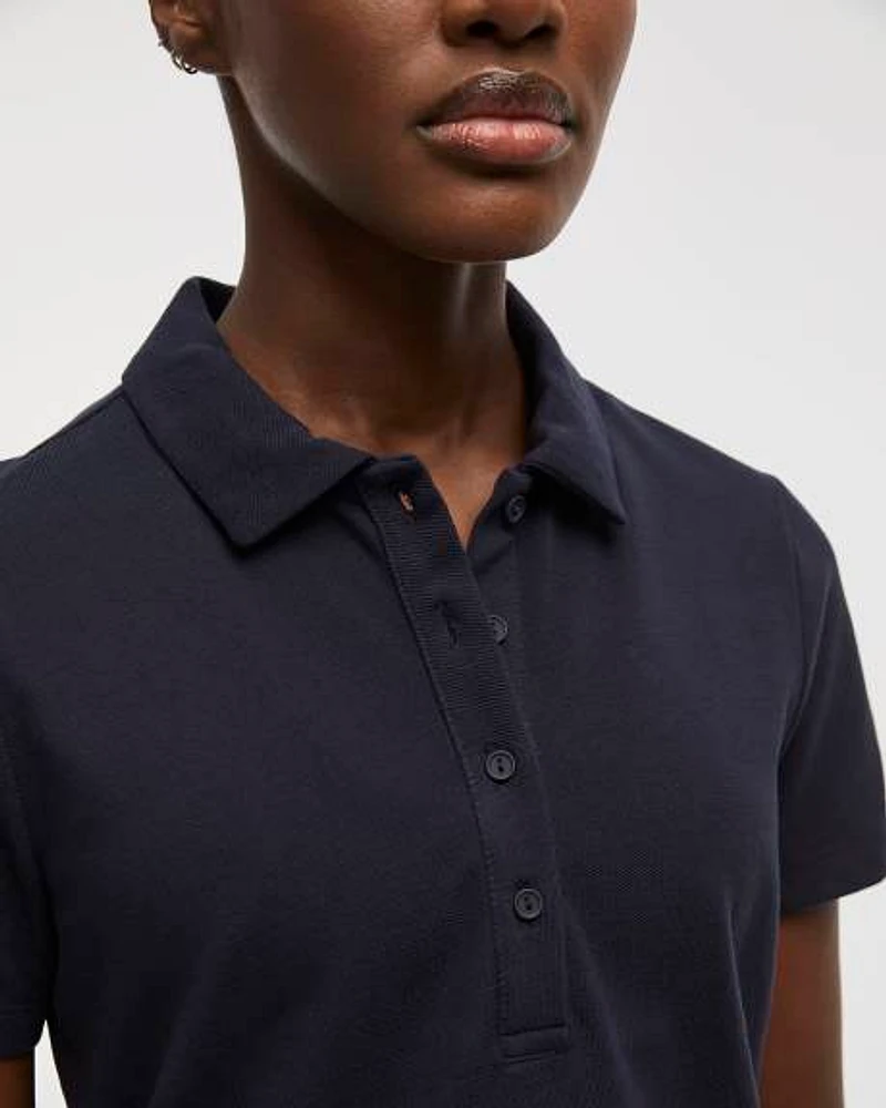 Short-Sleeve Polo Piqué Tee