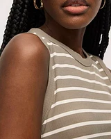 Ribbed Crew-Neck Tank