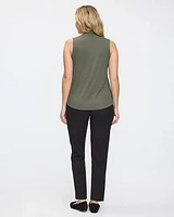 Sleeveless V-Neck Top
