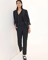 Fitted One-Button Blazer