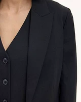 Fitted One-Button Blazer