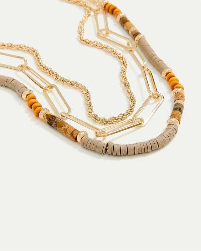 Multilayer Short Necklace