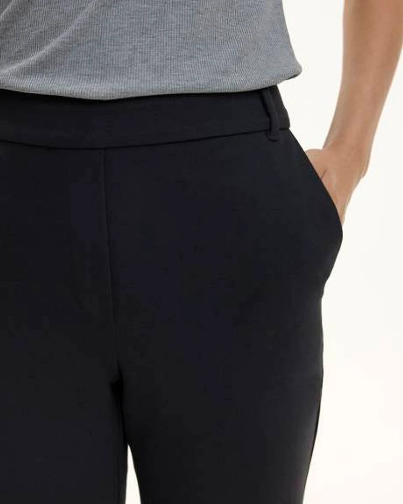 Straight-Leg High-Rise Pants