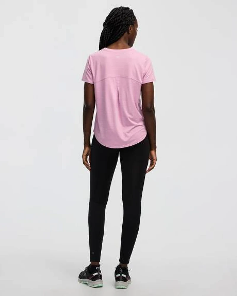 T-shirt à col rond et manches courtes