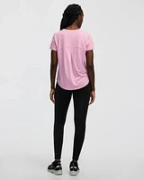T-shirt à col rond et manches courtes