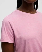 T-shirt à col rond et manches courtes
