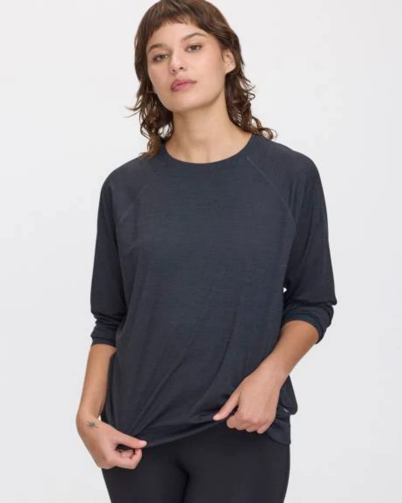 Long-Sleeve Crew-Neck Pullover