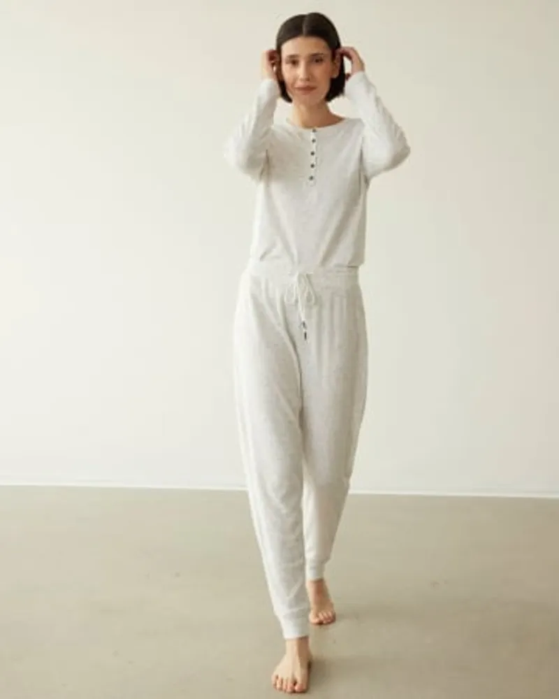 Ribbed Jogger Pyjama Pant, R Line, Regular