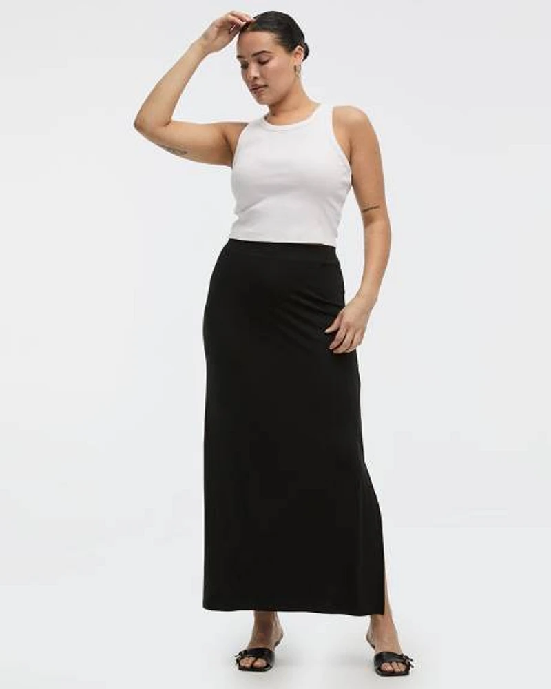 Pull-On Maxi Skirt