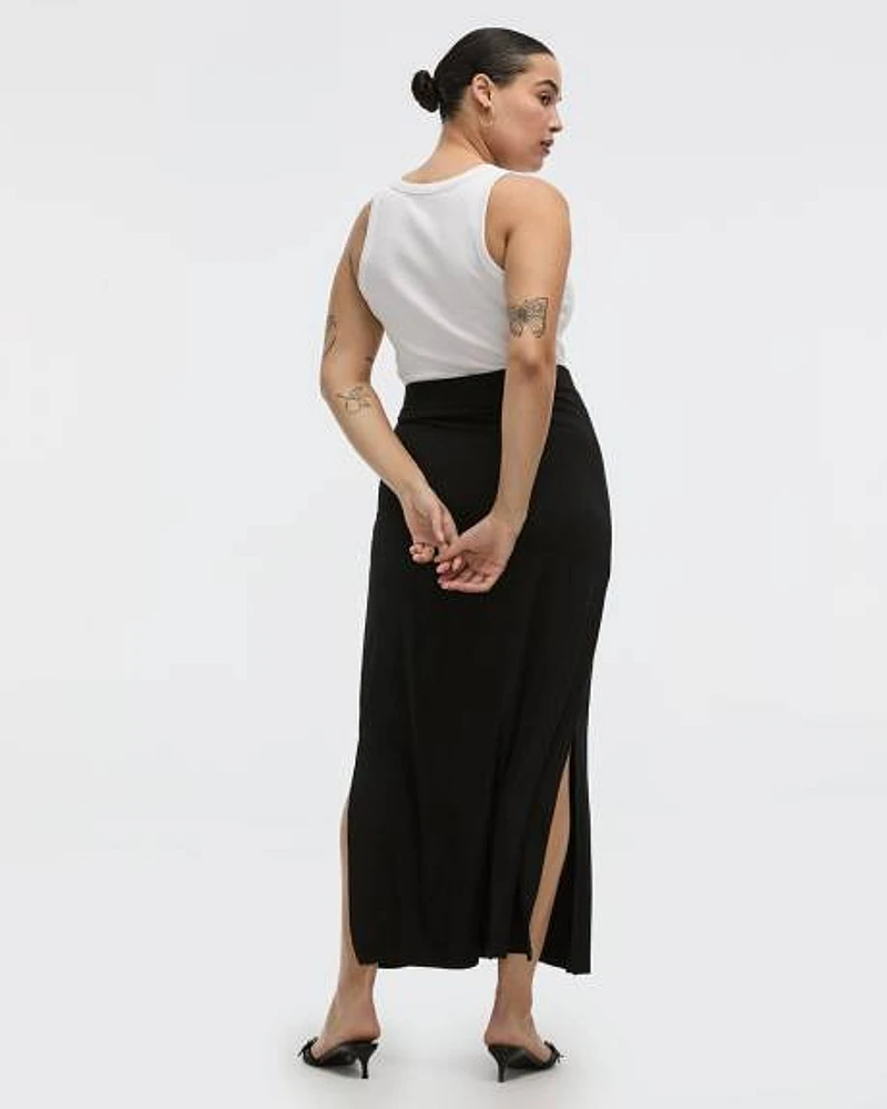 Pull-On Maxi Skirt