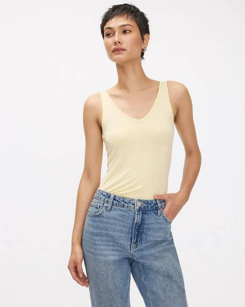 Camisole réversible à fines bretelles