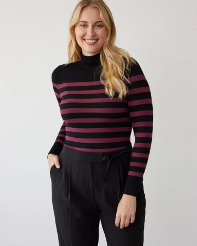 Tunic Style Turtleneck Tee