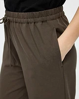 Pantalon à jambe large et taille haute