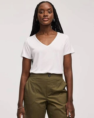 T-shirt à col V