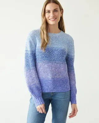 Long-Sleeve Crew-Neck Sweater
