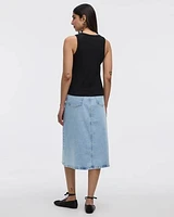 Scoop-Neck Ribbed Tank