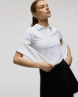 Short-Sleeve Polo Piqué Tee