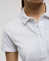 Short-Sleeve Polo Piqué Tee