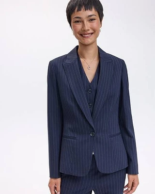 Fitted One-Button Blazer