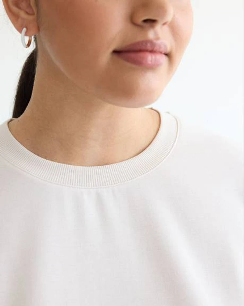 Long-Sleeve Crew-Neck Sweatshirt