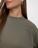 Long-Sleeve Crew-Neck Sweatshirt