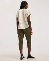 Striped Crew-Neck T-Shirt
