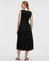 Sleeveless Midi Dress