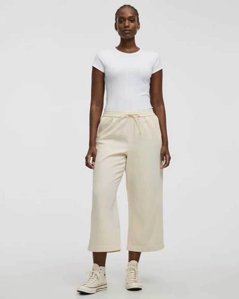 Pantalon capri en denim