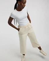 Pantalon capri en denim