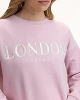 Long-Sleeve Crew-Neck Fleece Sweatshirt