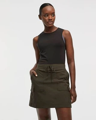 Jupe-short avec poches cargo
